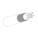 M27500-24TG4T14 Shielded Tefzel Cable | 24 AWG, 4 Conductor - Image 2