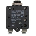 W58 Series Thermal Circuit Breaker  | 10 Amp (Push-to-Reset)