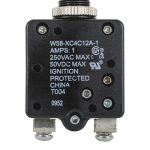 W58 Series Thermal Circuit Breaker  | 1 Amp (Push-to-Reset)