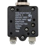W58 Series Thermal Circuit Breaker  | 3 Amp (Push-to-Reset)