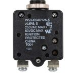 W58 Series Thermal Circuit Breaker  | 5 Amp (Push-to-Reset)